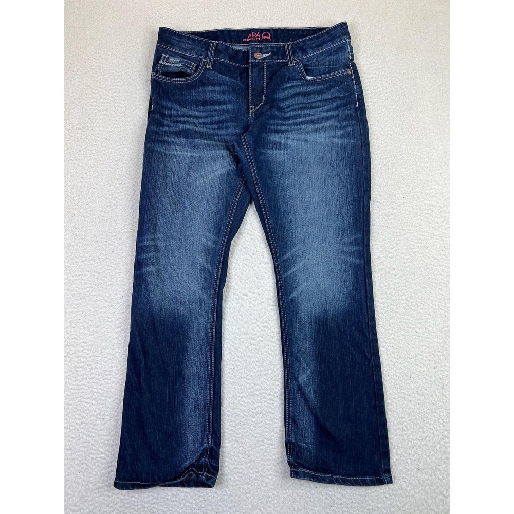 Cinch Ada Jeans Womens 34x29 Blue Mid Rise Bootcut Western Stretch Denim Pants